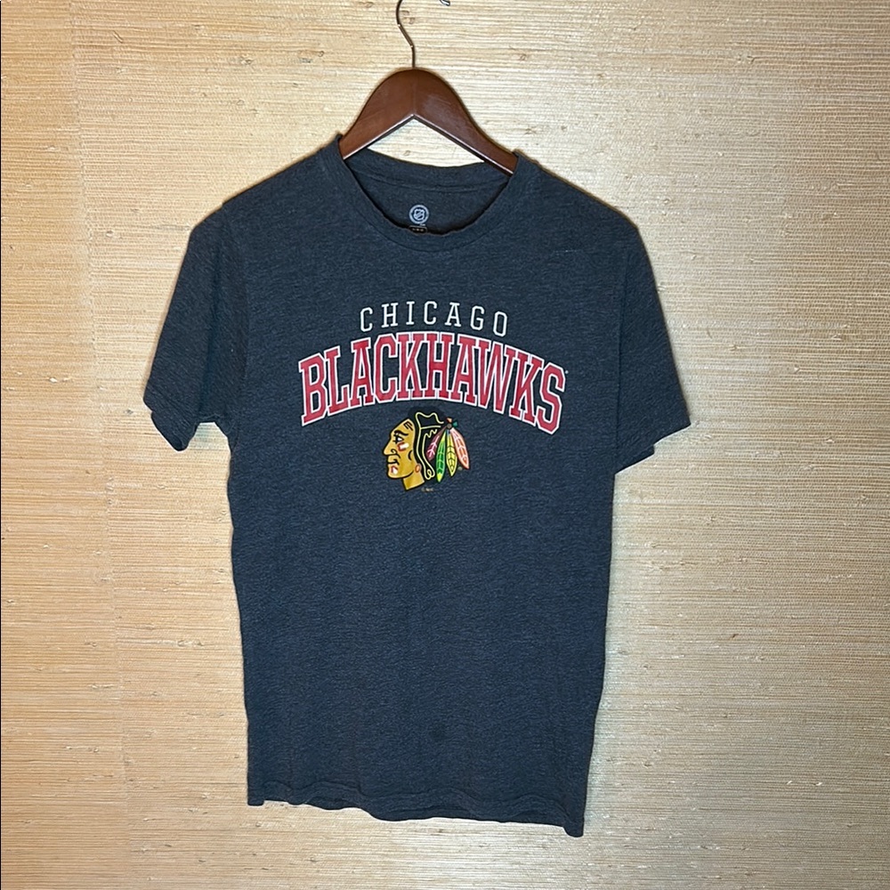 NHL Chicago Blackhawks Official Gray T-Shirt